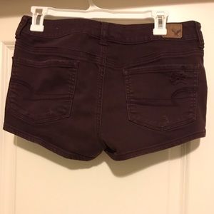 Maroon American Eagle shorts